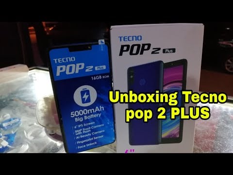 Unboxing Tecno pop 2 Plus ❤️➕✌️🇲🇦 فتح  علبة