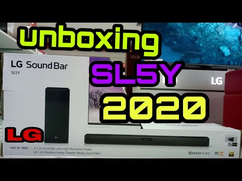 SL5Y soundbar LG 2020