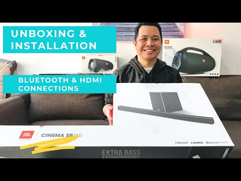 JBL HARMAN CINEMA SB160 | Unboxing and installation| Bluetooth and HDMI Connection| TeamFajardoVlogs