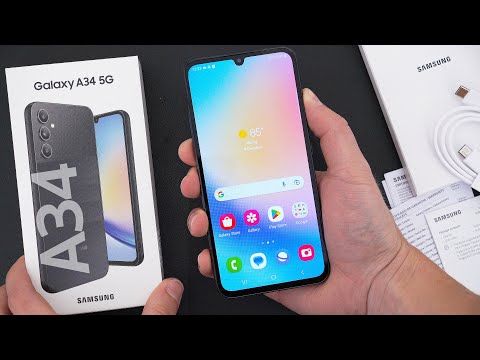 Samsung Galaxy A34 5G Unboxing, Hands On & First Impressions! (Awesome Graphite)