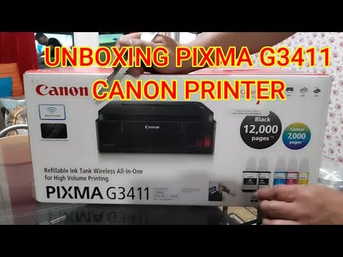 Unboxing Canon Pixma G3411 Printer | The Albertos TV