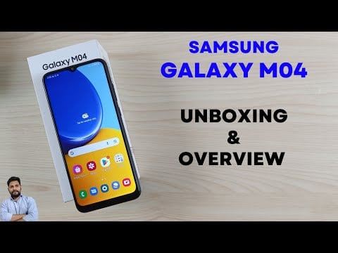 Samsung Galaxy M04 Unboxing & Overview