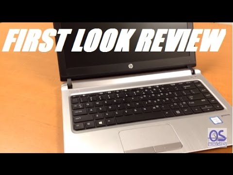 First Look: HP ProBook 430 G3 13.3" Notebook Laptop (i7)