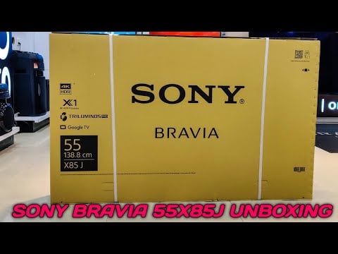 Sony Bravia  55X85J Unboxing ||Google TV ||2021 Model