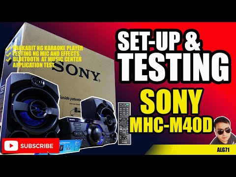 Sony Hi-Fi System MHC-M40D functions and features testing.