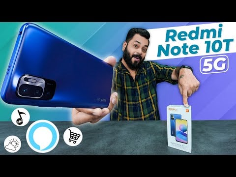 Redmi Note 10T 5G Unboxing And First Impressions⚡Dimensity 700,90Hz Display, Hands-Free Alexa & More