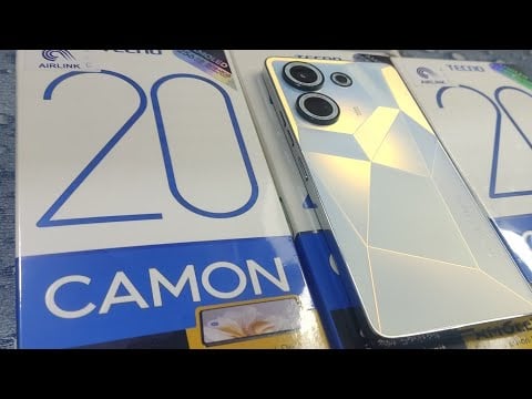 Tecno Camon 20 Unboxing . Let check this !!