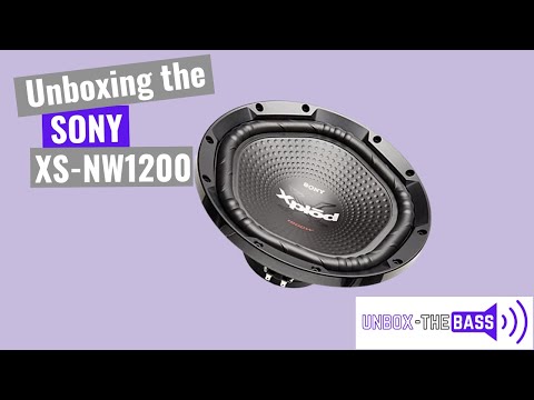 Unboxing the Sony : XS-NW1200