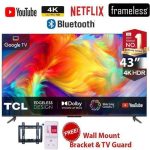 TCL V6D 43 Inch Direct LED 4K HDR Smart TV 2026