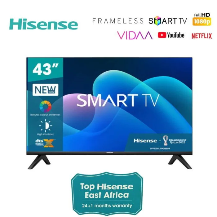 Hisense 43 Inch Smart TV 43A4GKEN Full HD Frameless TV Price in Kenya 3 Hisense 43 Inch Smart TV 43A4GKEN Full HD Frameless TV Price in Kenya
